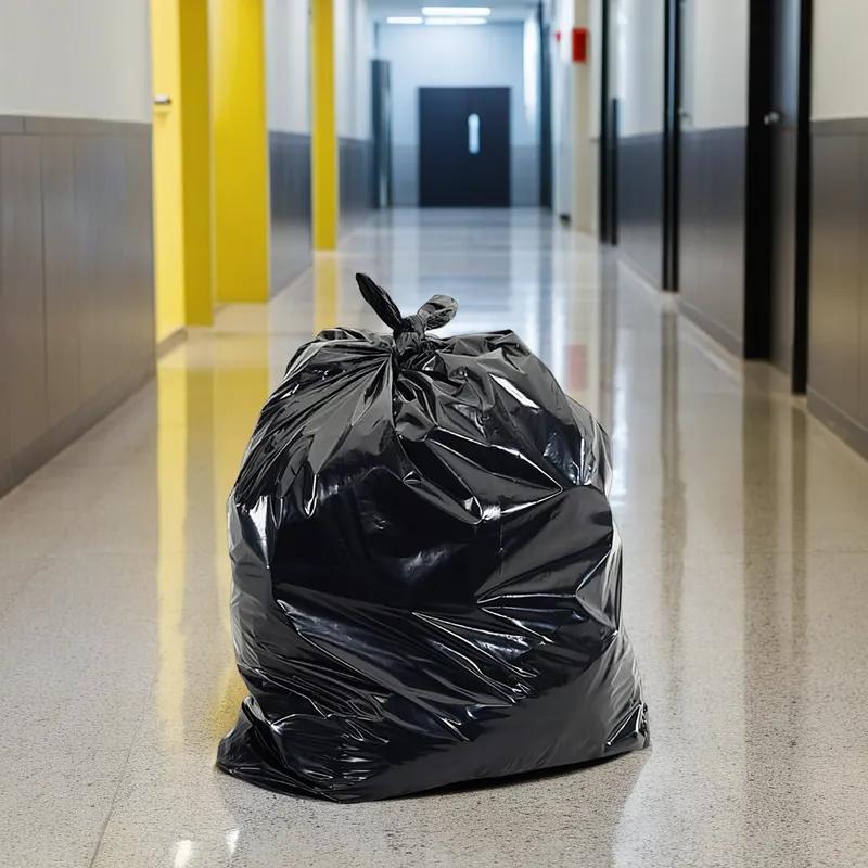 Can Liner 33X39 IN 33 GAL Black LDPE 0.9MIL 200/Case