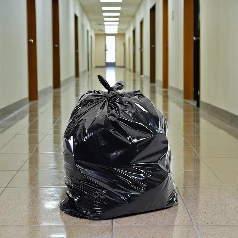 Can Liner 33X39 IN 33 GAL Black LDPE 0.9MIL 200/Case