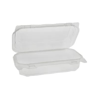 Hoagie & Sub Take-Out Container Hinged With Dome Lid 9X5.5X2.5 IN PET Clear 220/Case