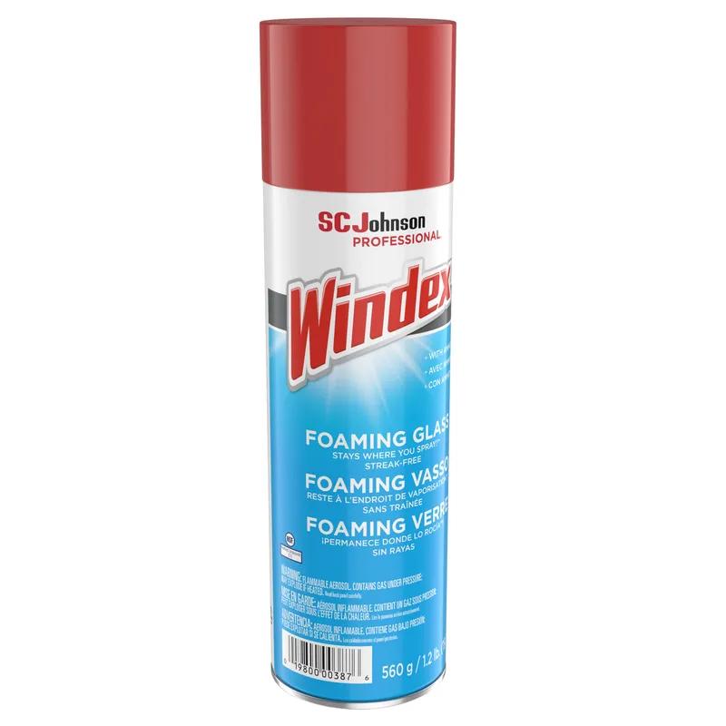 Windex® Clean Scent Window & Glass Cleaner 19.7 FLOZ Multi Surface Aerosol Ammoniated 6/Case