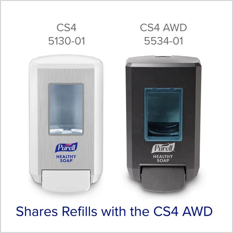 Purell® Hand Soap Dispenser 1200 mL White ABS Wall Mount Push Lever Viewing Window ADA Compliant Lockable For CS4 1/Each