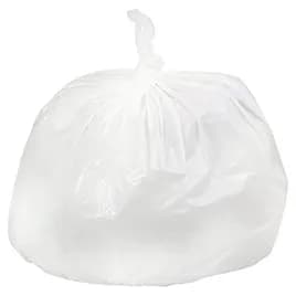 Can Liner 33X39 IN White LLDPE 0.8MIL 150/Case