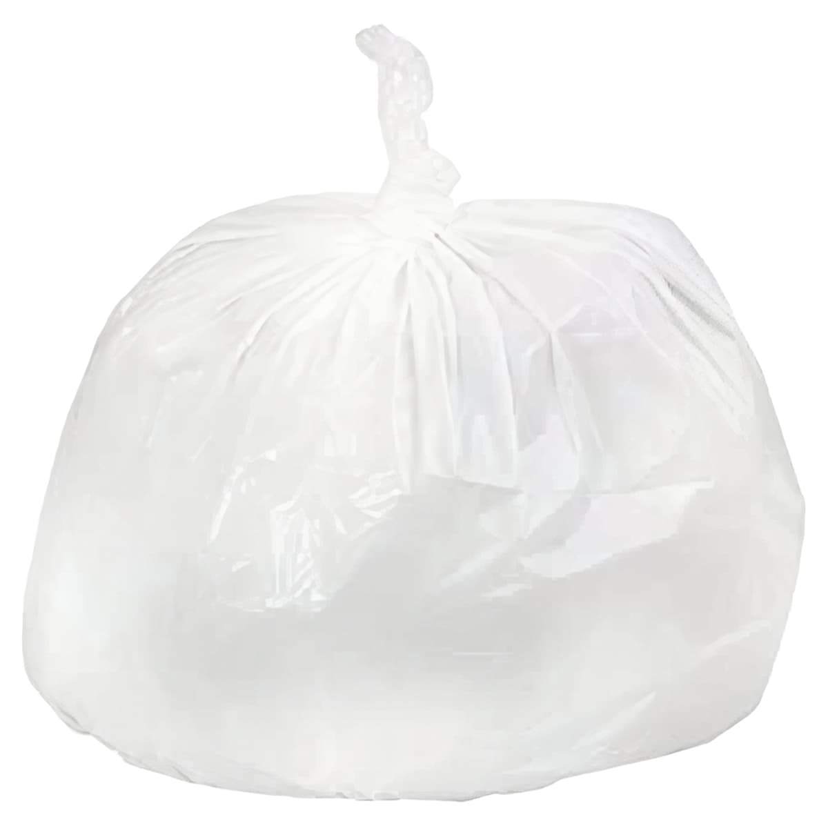 Can Liner 33X39 IN White LLDPE 0.8MIL 150/Case