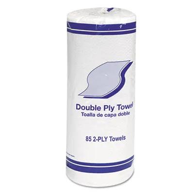 GEN Household Roll Paper Towel 11 IN 2PLY White 85 Sheets/Roll 30 Rolls/Case 2550 Sheets/Case