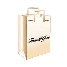 Bag Paper 70# Thank You 300/Bale