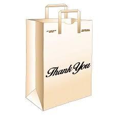 Bag Paper 70# Thank You 300/Bale