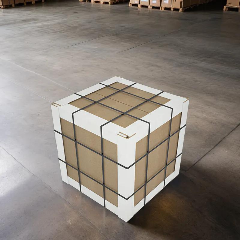 Cornerboard 3X3X48 IN White Thickness .018 1400/Skid