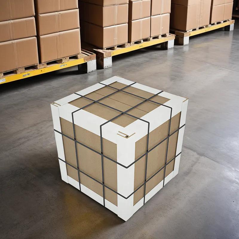 Cornerboard 3X3X48 IN White Thickness .018 1400/Skid