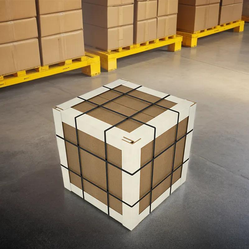 Cornerboard 3X3X48 IN White Thickness .018 1400/Skid