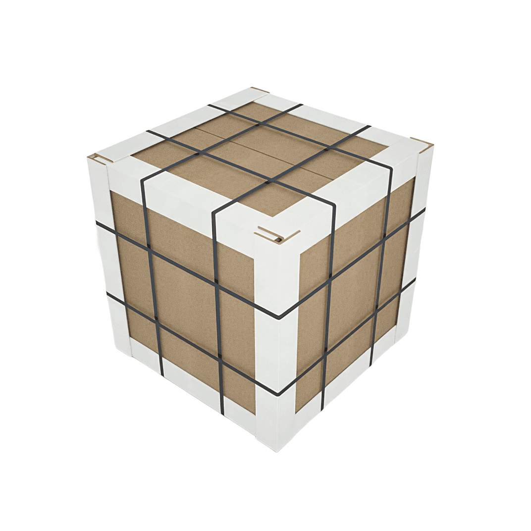 Cornerboard 2X2X60 IN White 1/Skid