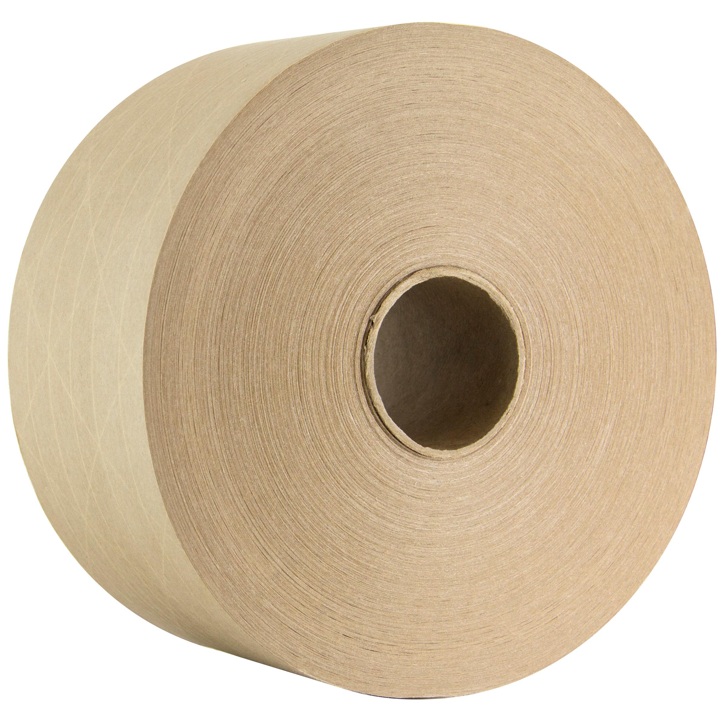 Central® Water-Activated Tape 3IN X450FT Natural Kraft Paper 7.5MIL 10 Rolls/Case 60 Cases/Pallet