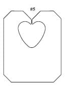 Bag Closure #5 Plastic White 10000/Case