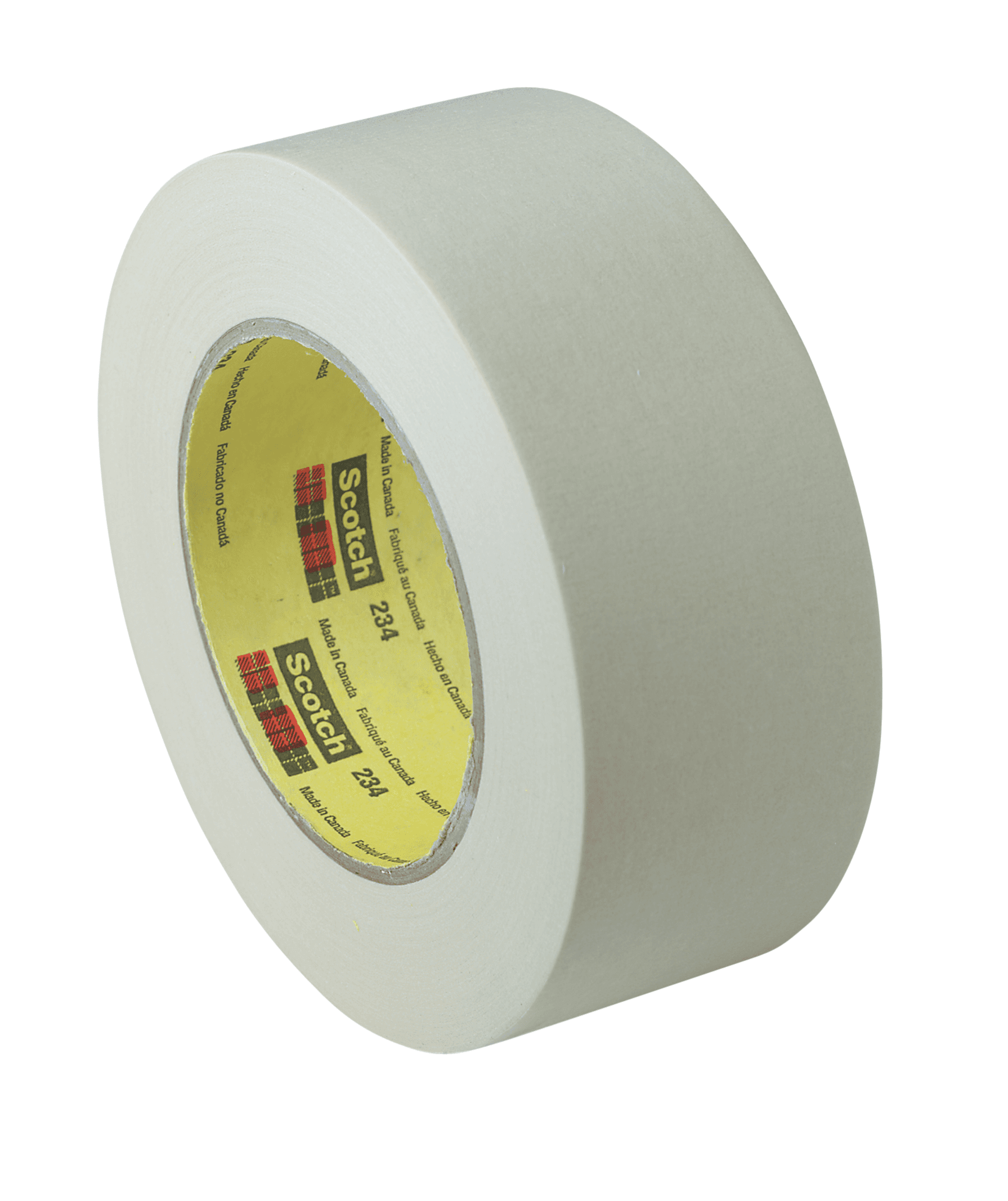 3M™ Scotch® 234 Masking Tape 48MM X55M Tan Crepe Paper Rubber General Purpose 24 Rolls/Case