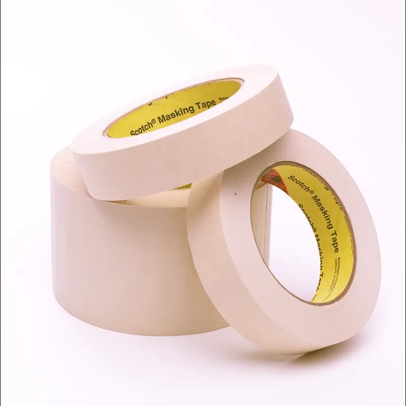 3M™ Scotch® 234 Masking Tape 48MM X55M Tan Crepe Paper Rubber General Purpose 24 Rolls/Case
