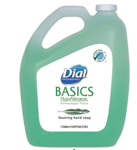 Dial Hand Soap Foam 1 GAL Honeysuckle Hypoallergenic 4/Case