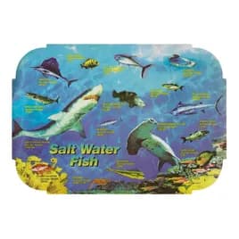 Placemat 9.75X14 IN Saltwater Fish Paper Die-Cut 1000/Case