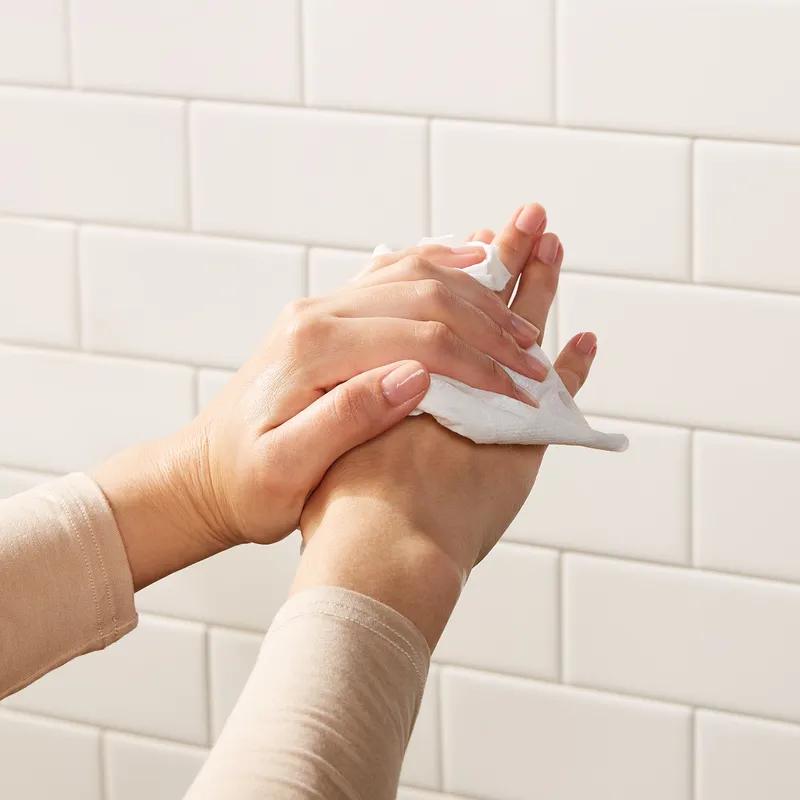 Pacific Blue Basic Folded Paper Towel 10.1X12.7 IN 1PLY White 1/2 Fold EPA Indicator 240 Sheets/Pack 10 Packs/Case