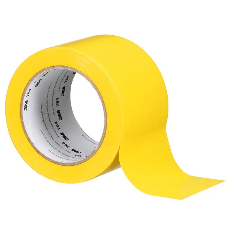 3M™ 764 Tape 3IN X36YD Yellow PVC 5MIL 12 Rolls/Case