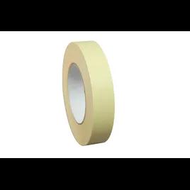 Masking Tape 1.5IN X60YD Natural Crepe Paper Rubber 7.3MIL High Temperature Bulk High Performance 24/Case