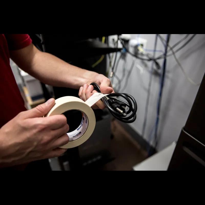 Masking Tape 0.47IN X60.1YD Natural Crepe Paper 4.2MIL Medium-High Adhesion General Purpose Grade 72/Case