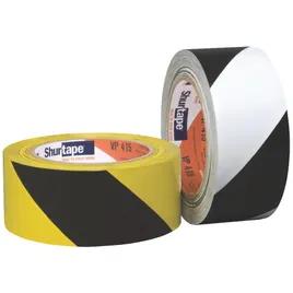 Warning Stripe Tape 50MM X33M Black Yellow With 3 IN Core Diameter 24/Case