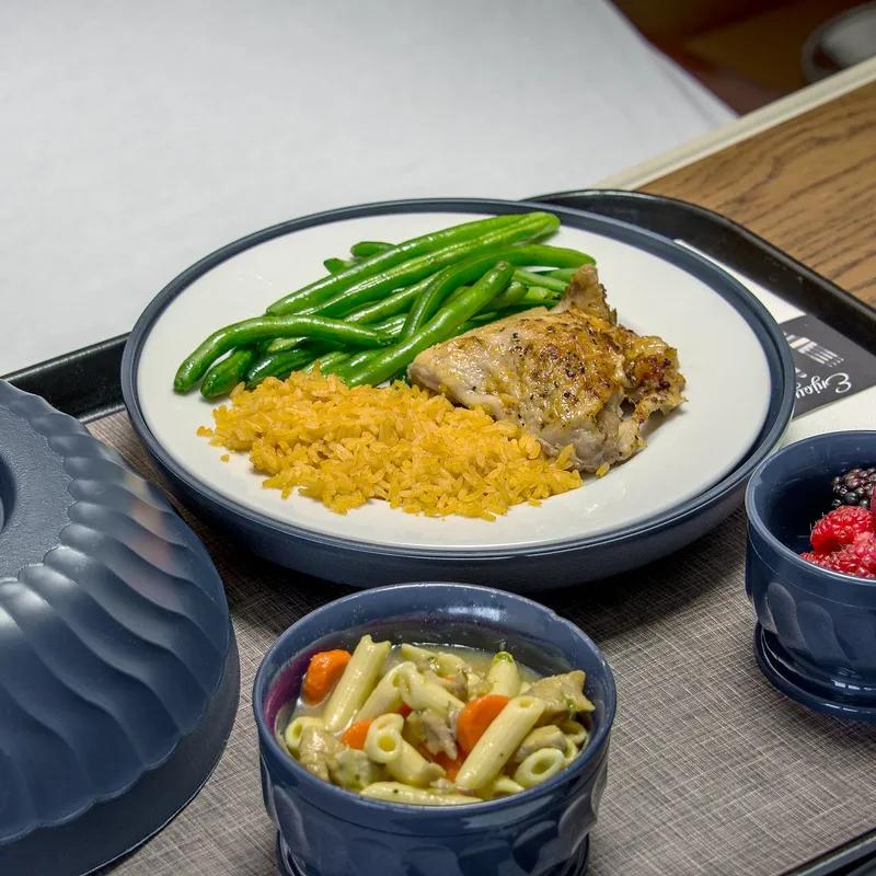 Dinex® Pellet Underliner 9.50X1.88 IN Plastic Dark Blue High Heat 12/Case