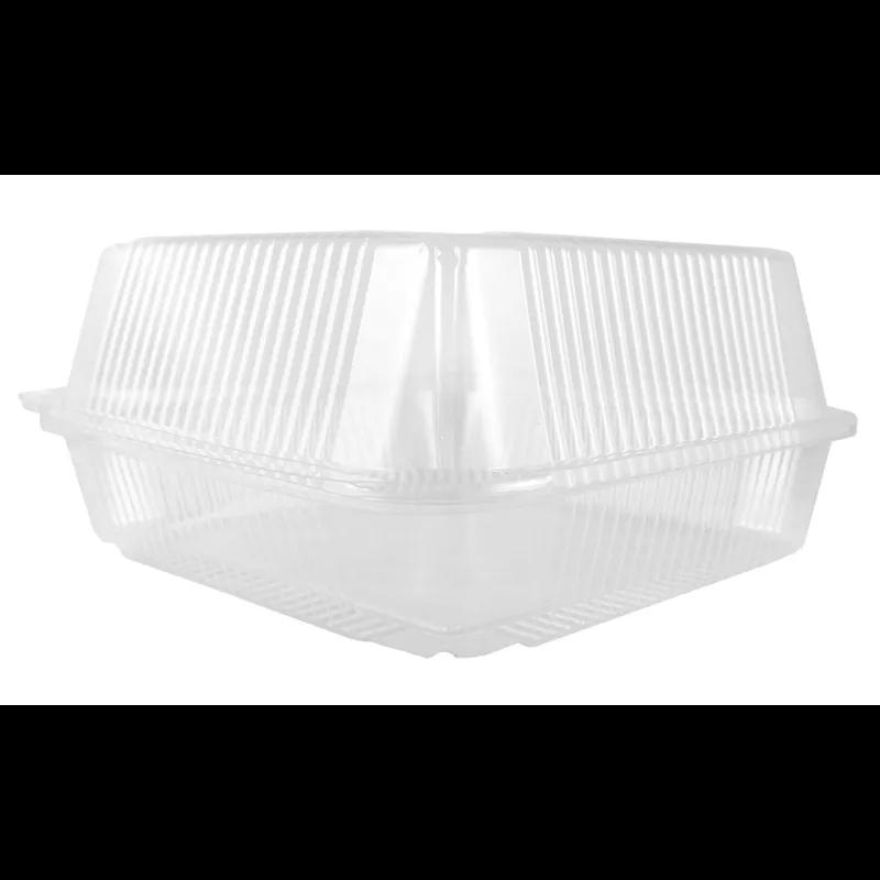 Take-Out Container Hinged With Dome Lid 7.1X7X3.2 IN PLA Clear Square 250/Case