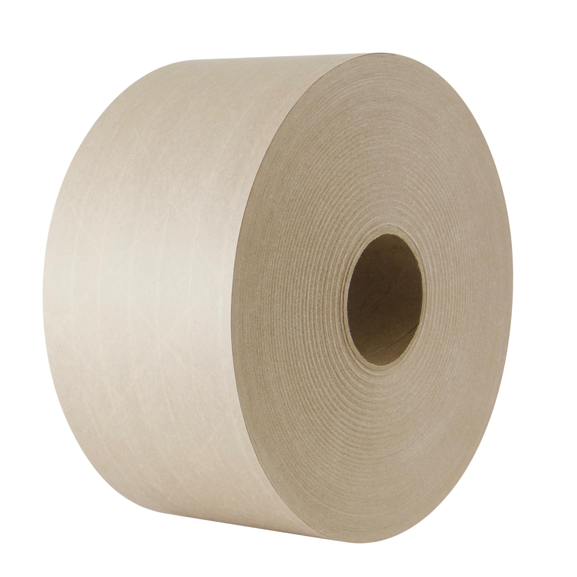 Central® Water-Activated Tape 3IN X450FT Natural Kraft Paper 7.9MIL 10 Rolls/Case 60 Cases/Pallet