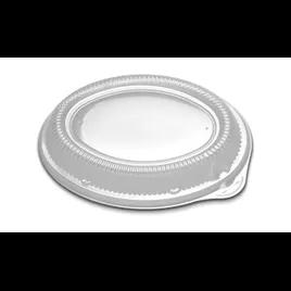 Lid 11X8 IN Clear Oval For Plate Unhinged 250/Case