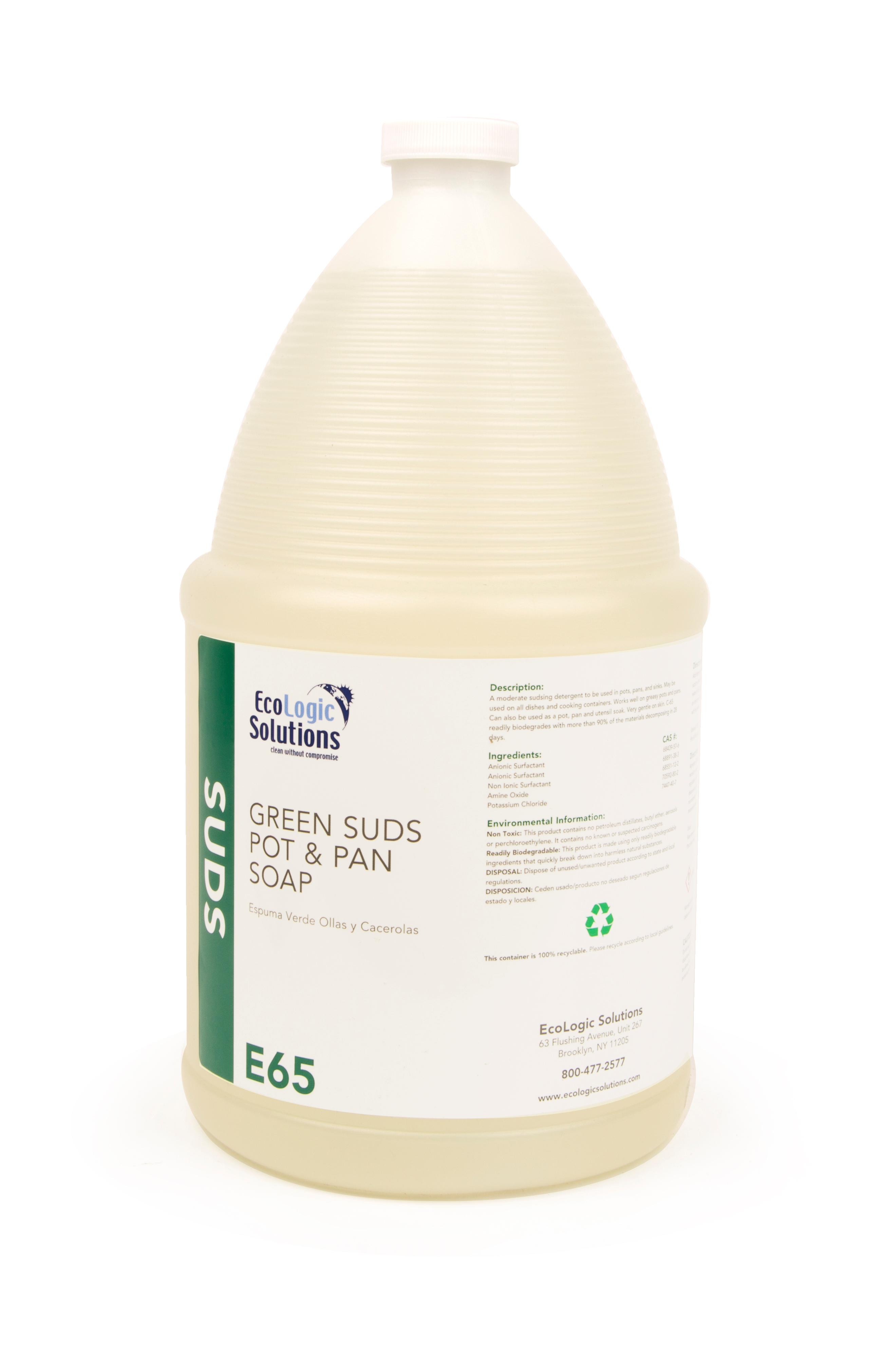 EcoLogic Solutions Manual Pot & Pan Detergent 1 GAL 4/Case