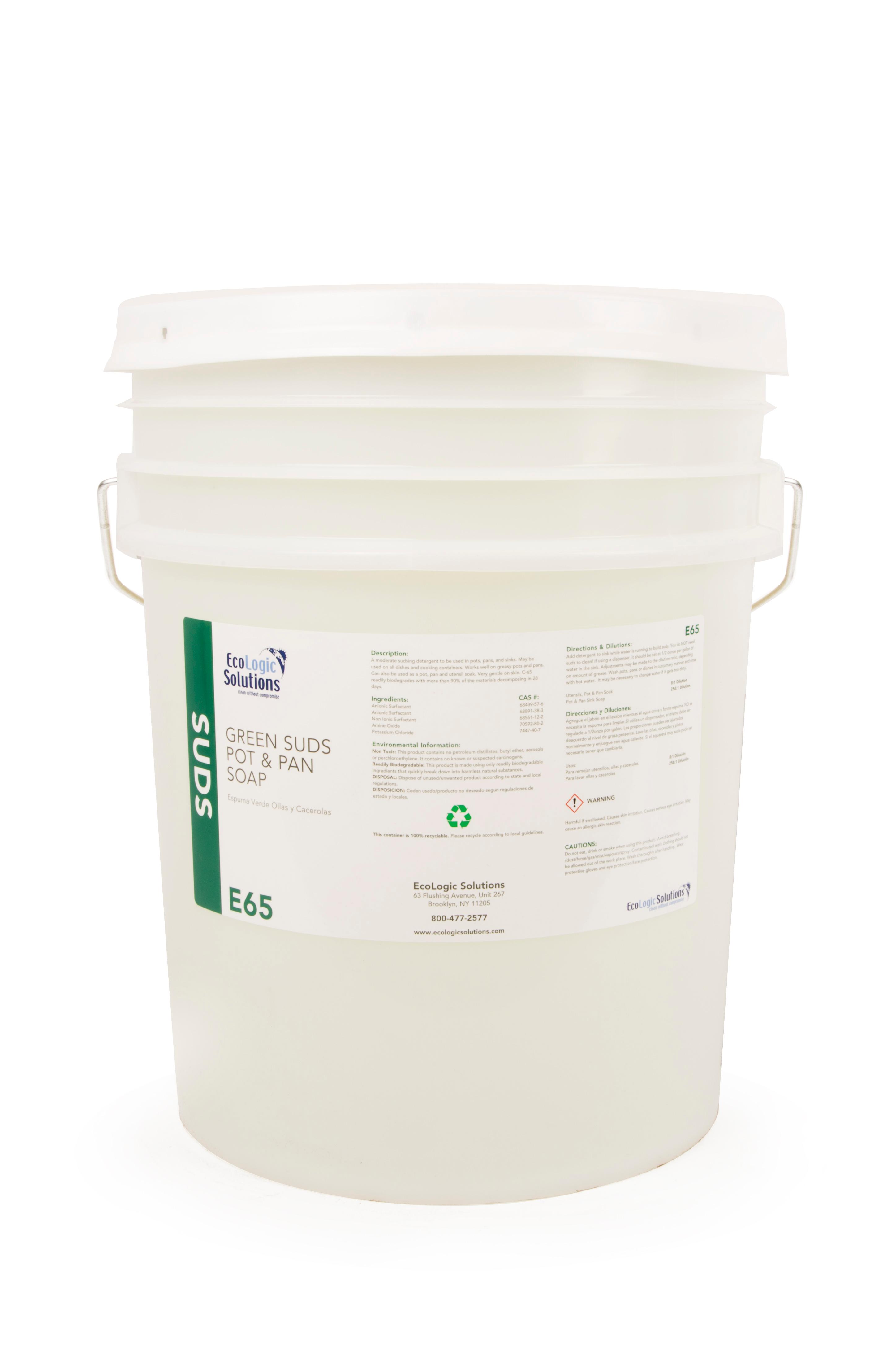 EcoLogic Solutions Manual Pot & Pan Detergent 5 GAL 1/Pail