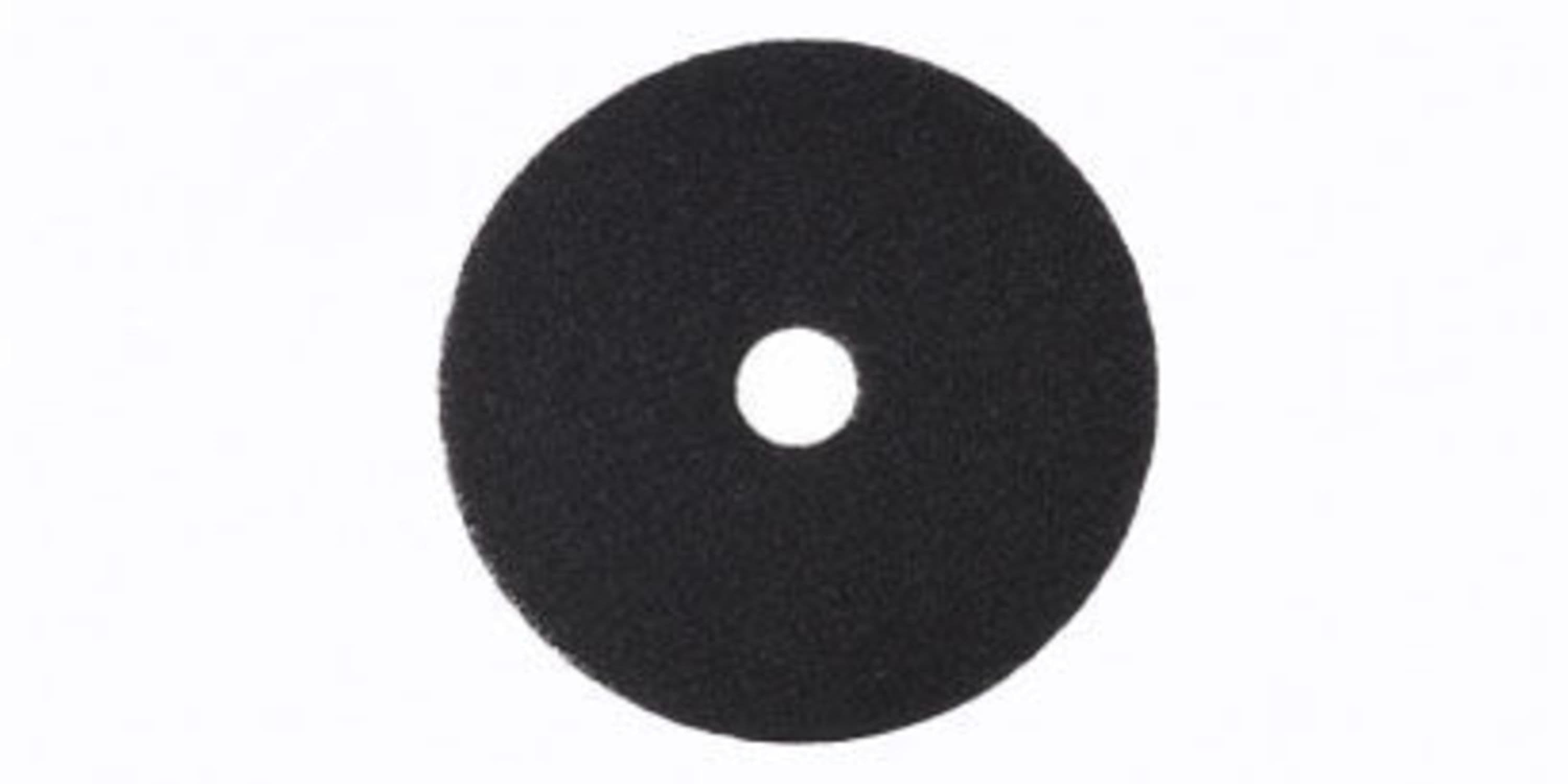 3M™ 7300 Stripping Pad 14X0.5 IN Black Nylon 175-600 RPM High Productivity Center Hole 5/Case
