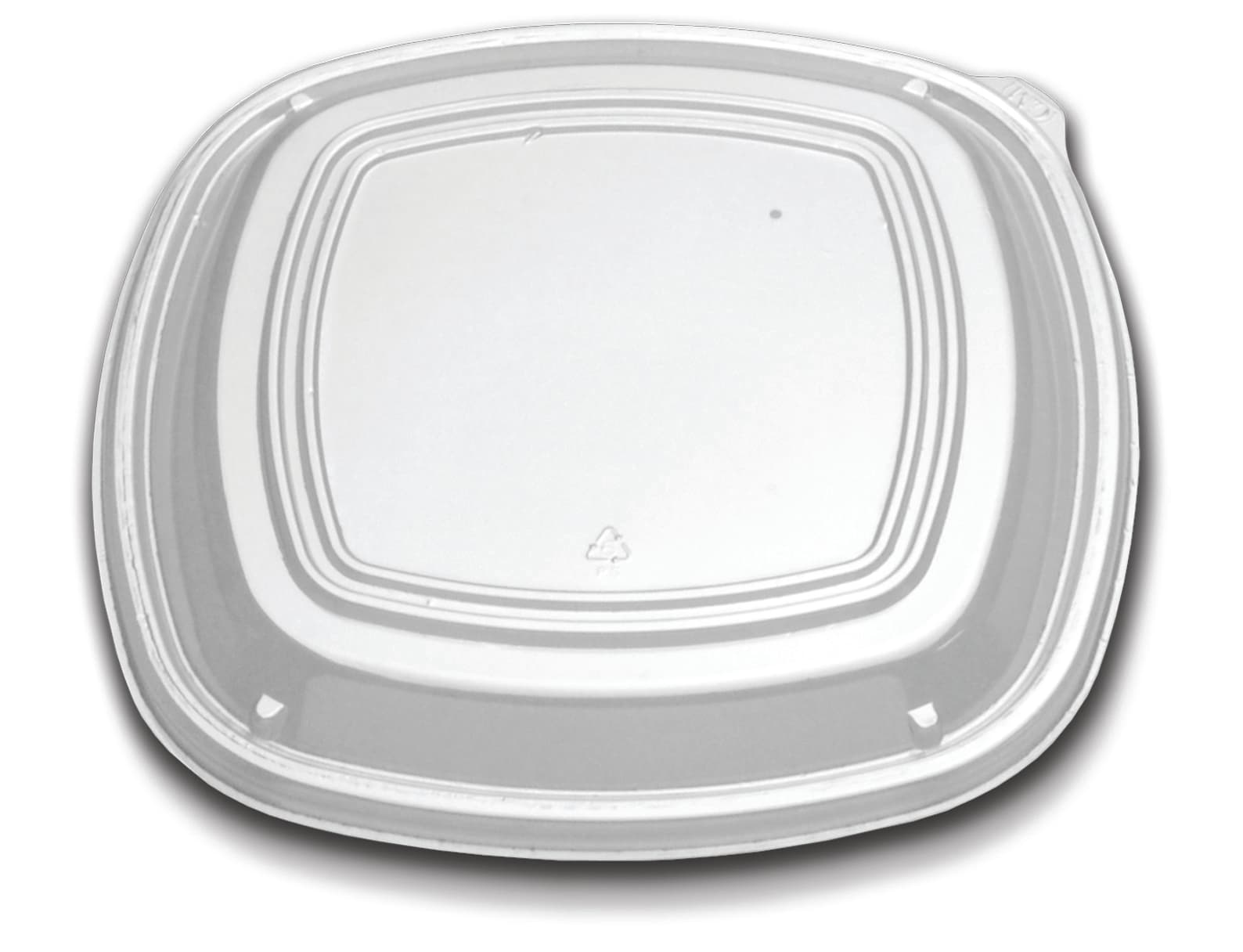 Forum® Lid Dome 10.25X10.25 IN PS Clear Square For Container 160/Case