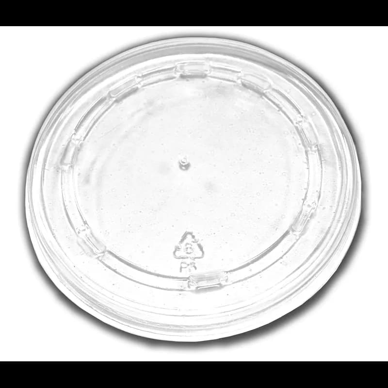 Lid Flat PS Clear For Plate Unhinged 500/Case