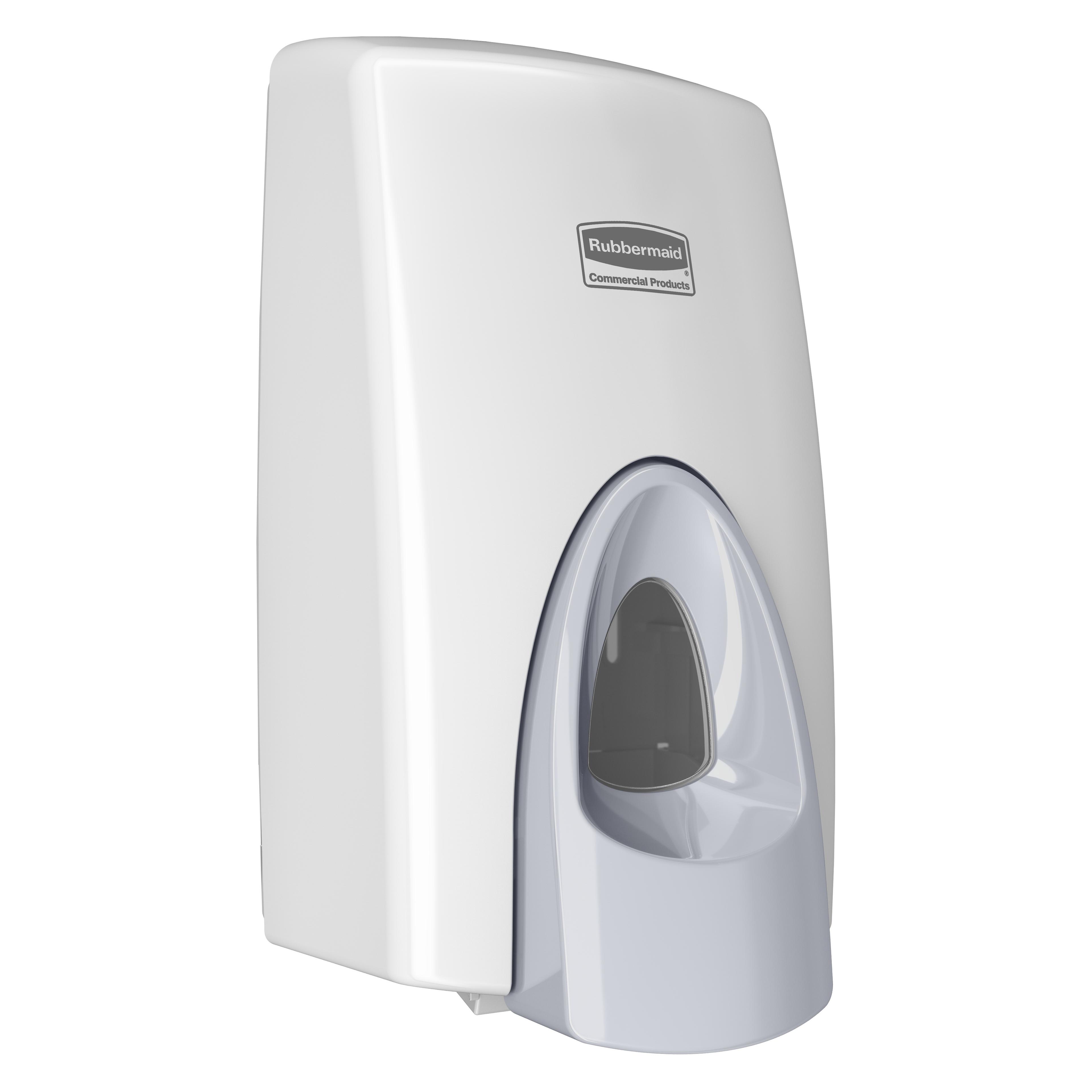 Soap Dispenser 5.25X4.75X9.75 IN White Plastic Manual Viewing Window Metered 1/Each