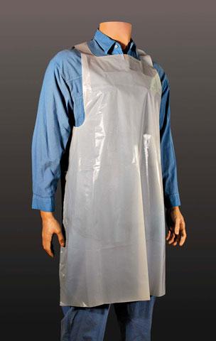 Apron White 1MIL Light Weight Embossed Plastic On Roll 600/Case