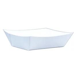 Food Tray 0.25 LB SBS Paperboard White Rectangle 1000/Case