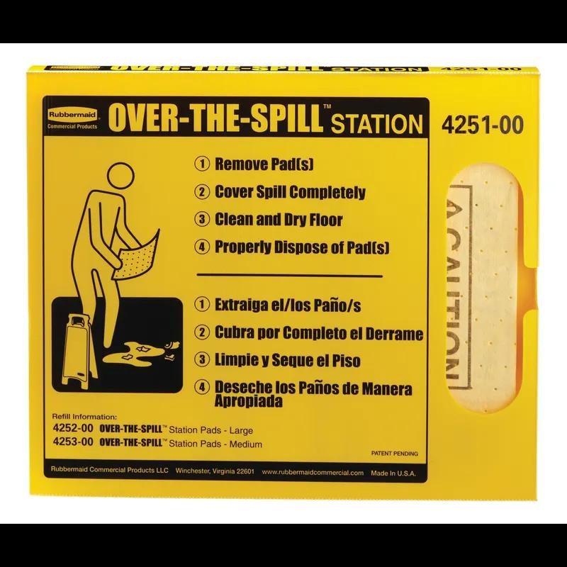 Over the Spill® Absorbent Pad Kit 21X17.75X0.075 IN Yellow Plastic 1/Each