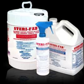Steri-Fab® Unscented One-Step Disinfectant 5 GAL Multi Surface RTU Insecticidal Miticidal Fungicidal Germicidal 1/Drum