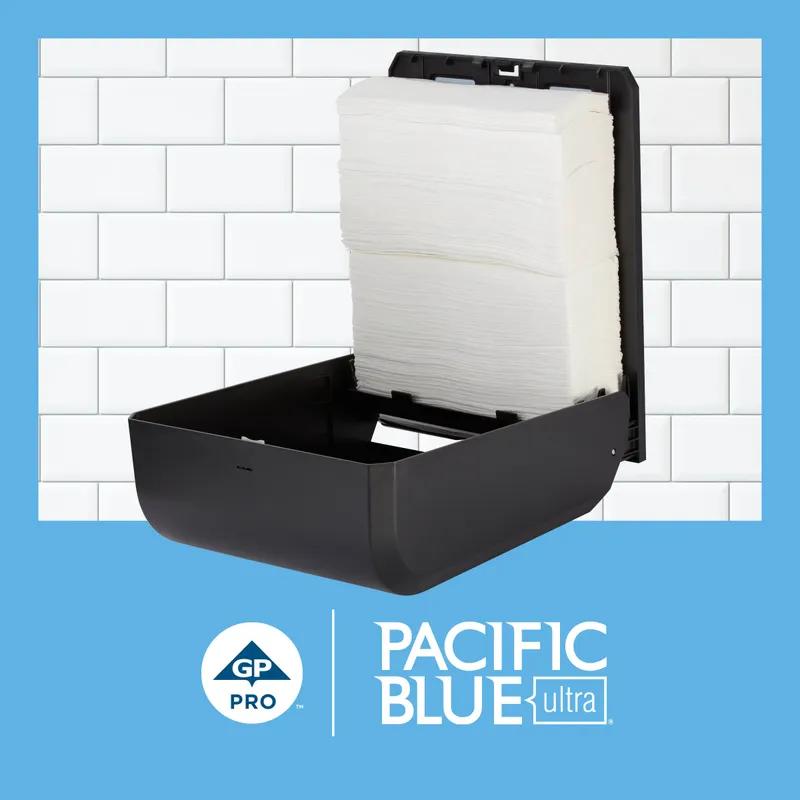 Pacific Blue Ultra™ Folded Paper Towel 11X10.25 IN 1PLY White 1/2 Fold 220 Sheets/Pack 10 Packs/Case 2200 Sheets/Case