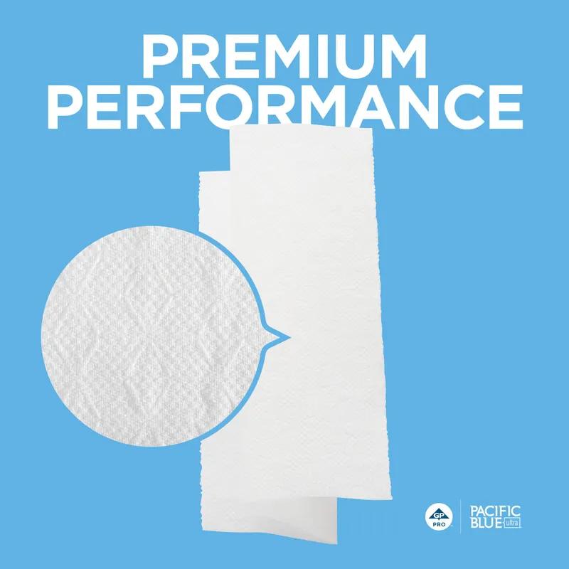 Pacific Blue Ultra™ Folded Paper Towel 11X10.25 IN 1PLY White 1/2 Fold 220 Sheets/Pack 10 Packs/Case 2200 Sheets/Case