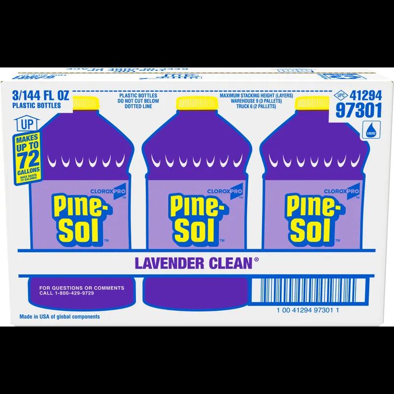 Pine-Sol® Lavender All Purpose Cleaner Deodorizer 1.125 GAL Multi Surface Concentrate Screw Cap 3/Case