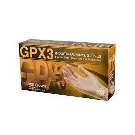 Gloves Medium (MED) Vinyl Disposable Powder-Free 100 Count/Pack 10 Packs/Case 1000 Count/Case