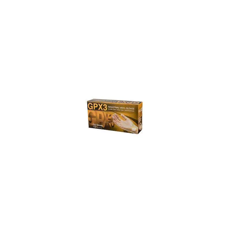 Gloves Medium (MED) Vinyl Disposable Powder-Free 100 Count/Pack 10 Packs/Case 1000 Count/Case
