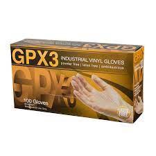 Gloves Medium (MED) Vinyl Disposable Powder-Free 100 Count/Pack 10 Packs/Case 1000 Count/Case