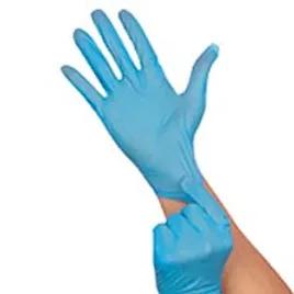 Gloves XL Blue Nitrile Rubber Vinyl Disposable Powder-Free 1000/Case
