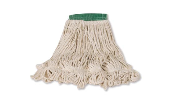 Swinger Loop® Mop Medium (MED) White Cotton Loop End Shrinkless 1/Each