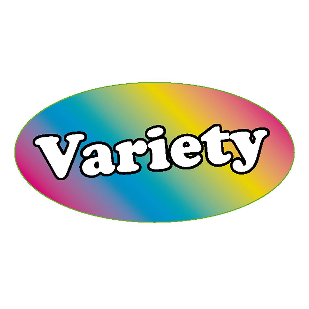 Variety Used in Bakery Department Label 1000/Roll