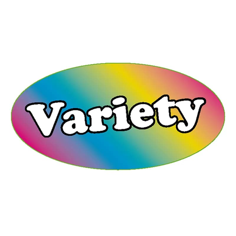 Variety Used in Bakery Department Label 1000/Roll