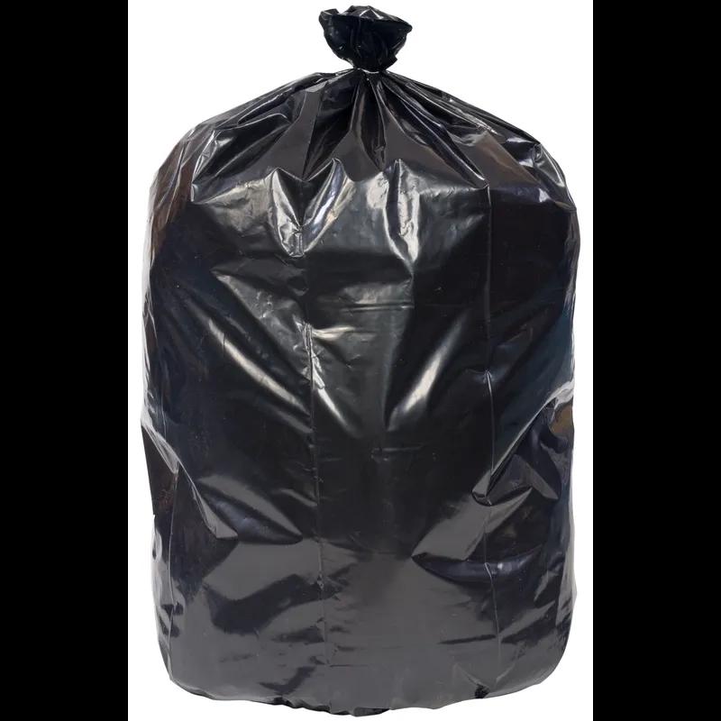 Can Liner 24X32 IN 12-16 GAL Black Plastic 0.9MIL Strong 500/Case